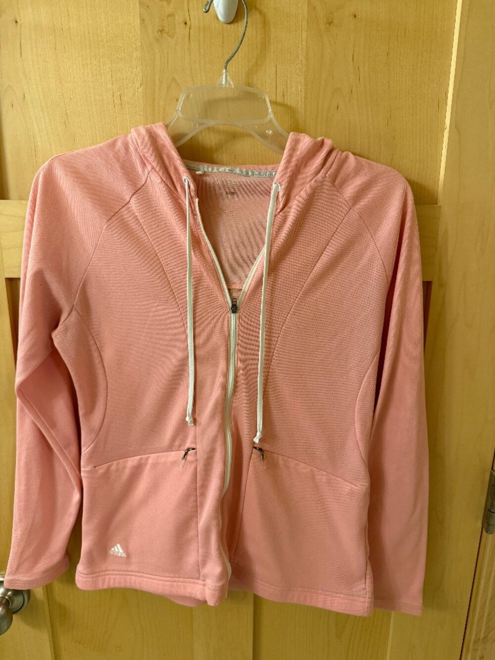Adidas Climalite Golf Hoodie Small Light Pink